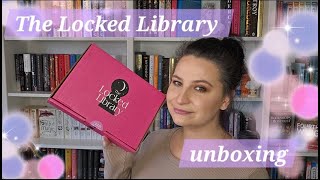 The Locked Library unboxing  I am obsessed [upl. by Keegan]