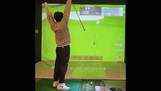 잘친거 맞네😅 골프 golf golfzon 골프존nx golfswing [upl. by Bendix]