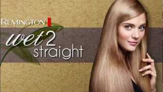 New 2quot Remington Wet 2 Straight Flat Iron with Soy Hydra Complex [upl. by Rahm]