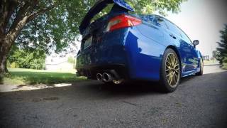 2017 Subaru WRX STi Exhaust  ETS Quiet Catback [upl. by Munro]