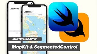 SwiftUI with UIKit  Switch between locations with MapKit and SegmentedControl [upl. by Margaret400]