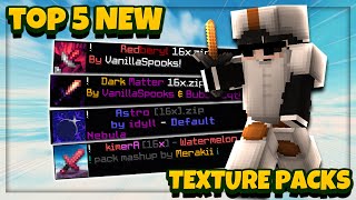 Top 5 New BEST 16x Bedwars Texture Packs  FPS Boost 189 [upl. by Anayra]