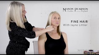 MASON PEARSON  FINE HAIR [upl. by Arlina]