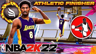 RARE KOBE BRYANT quotATHLETIC FINISHERquot BUILD is UNSTOPPABLE in NBA 2K22 [upl. by Reiko397]