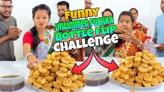 ফুচকা Unlimited Bottle Flip Funny Challenge with Family [upl. by Iggep]