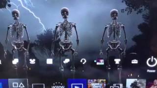 EXPOSED Skeleton Dance Dynamic Theme PS4 [upl. by Frayne]