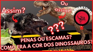 Os Dinossauros tinham penas Qual a cor dos dinossaurosTodos tinham penas Dossiê Dinossauro7 [upl. by Gloria]