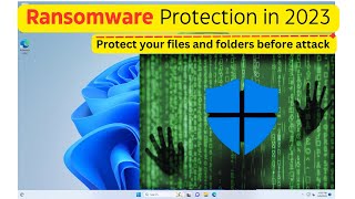 ransomware Protection 2023 windows11 windows10 [upl. by Tomas]