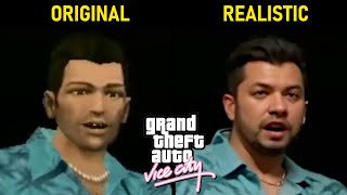 Grand Theft Auto Vice City UltraRealistic AI [upl. by Japha824]