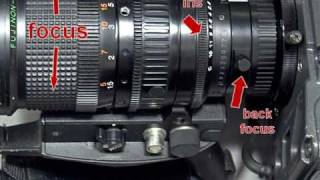 How To Backfocus A Broadcast Camera Lens [upl. by Doownil]