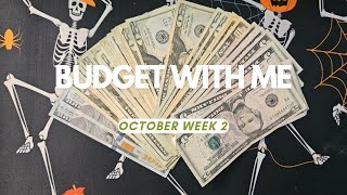 Budget With Me for October Week 2  Weekly Cash Budget  Michelle Marie Budgets [upl. by Onia]