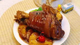 How to cook Pata Tim  Pork leg Braised [upl. by Ahsimik]