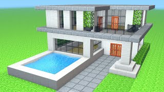 TUTO GRANDE MAISON MODERNE FACILE À FAIRE  Minecraft [upl. by Franklyn]