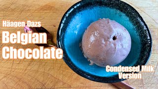 Amazing Häagen Dazs belgian chocolate using condensed milk [upl. by Aleirbag697]