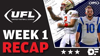 UFL Week 1 Reaction  United Football League Best Teams  Power Rankings [upl. by Ecart]