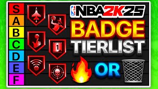 RANKING ALL 38 BADGES ON NBA 2K25 IN TIERS [upl. by Lyndsie544]