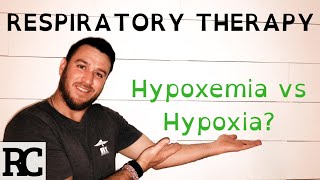 Respiratory Therapy  The Difference Between Hypoxemia and Hypoxia [upl. by Caty]