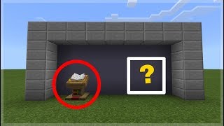 Minecraft PE Secret Base Using Lectern Tutorial [upl. by Leede]