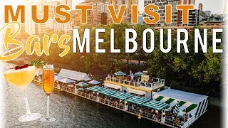 BEST bars in MELBOURNE TOP 7 [upl. by Ednargel]