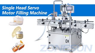 How To Use Servo Automatic Single Head Bottle Filling Machine [upl. by Anawal]