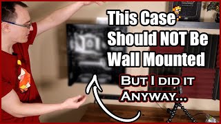 Wall Mounting A Gaming PC Without Vesa Mount Gaming PC Wall Mounting Tutorial  The Don Tech [upl. by Castor]