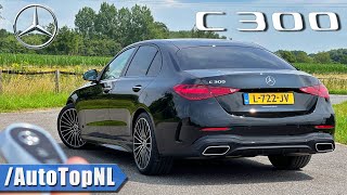 2022 MercedesBenz C Class C300  REVIEW on AUTOBAHN NO SPEED LIMIT by AutoTopNL [upl. by Ahterod120]