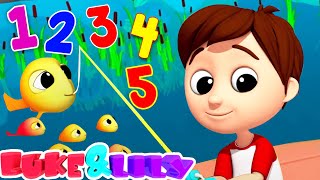 Kids Nursery Rhymes  12345 Once I Caught A Fish Alive [upl. by Baal852]