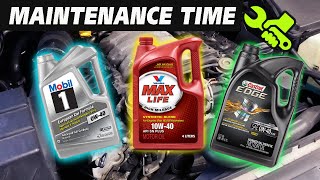 Ml55 AMG Oil change  Transfer Case fluid change  Mobil 1 or Castrol EDGE [upl. by Nevar]