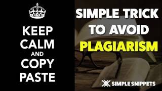 Simple Trick to Check and Avoid Plagiarism during Assignment Submissions [upl. by Noemys997]