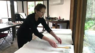 1 Printmaking Demo Silvi Glattauer [upl. by Naillimxam]