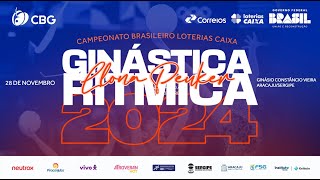 Campeonato Brasileiro Loterias Caixa de Ginástica Rítmica quotIlona Peukerquot  Dia 1 [upl. by Alita]