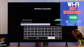 Fix Samsung Smart TV WiFi Not Working Not Connecting [upl. by Ocirederf]