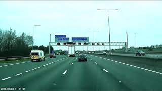 Our quick Dartford Tunnel Crossing Thursday 3rd January 2019 [upl. by Schick]