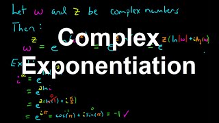 Complex Exponentiation [upl. by Suki]