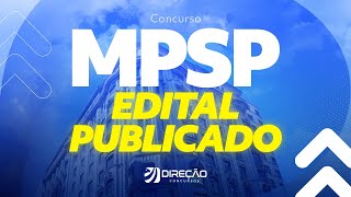 Concurso MPSP análise do edital 2022 publicado para vagas de níveis médio e superior [upl. by Eanahc833]