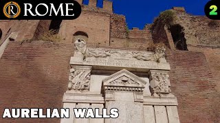 Rome guided tour ➧ Aurelian Walls 2 4K Ultra HD [upl. by Attoynek]