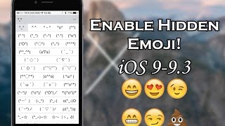 How to Enable Hidden Emoticon Keyboard On iPhoneiPad  NO Jailbreak [upl. by Thay475]