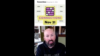 NYT connections  Nov 21 [upl. by Taylor]