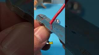 Do you know how to make a precise loop on a wire to fit into a nut electrician tips [upl. by Tebasile900]