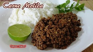 CARNE MOLIDA receta rápida y fácil especial para rellenos y para comer como quieras [upl. by Yelrahs]