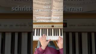 Liszt  Liebestraum Nr 3 Piano Tutorial leicht [upl. by Eanahs]