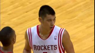 Jeremy Lin  TNTovertime sidelights vs Blazers 林書豪場上花絮 Apr302014 [upl. by Ioves]