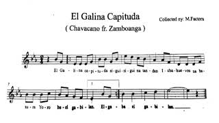 El Galina Capituda with Rhythmic Accompaniment [upl. by Sutniuq]