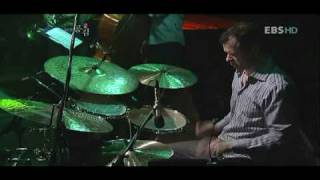 Mark Kelso drum solo EBS Korean TV show [upl. by Anaul199]