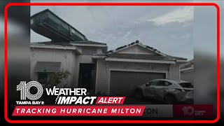 Photo shows home damaged by tornado in Palm Beach County [upl. by Relluf]