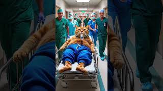 LAZY Cats SHOCKING Journey from Couch to Hospital cat cuteanimals cattales aistorytelling [upl. by Ykceb285]