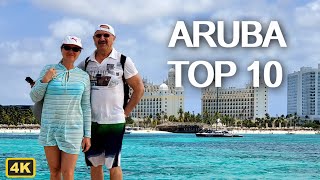 Aruba Top 10  Road Trip in PARADISE around the island [upl. by Eural]