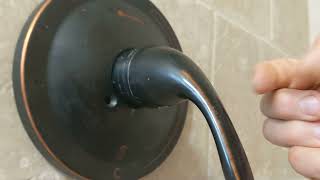 How to fix or adjust the temperature valve on your shower faucet fixit diy doityourself [upl. by Ecinnahs]