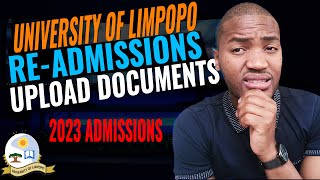 University of Limpopo ReAdmissions  How to Reapply online amp How to upload documents at UL online [upl. by Yardna]