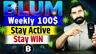 Blum Weekly Reward  How to Win Reward  Blum Airdrop  Blum Coin  Crypto Mining News  Albarizon [upl. by Lainey]